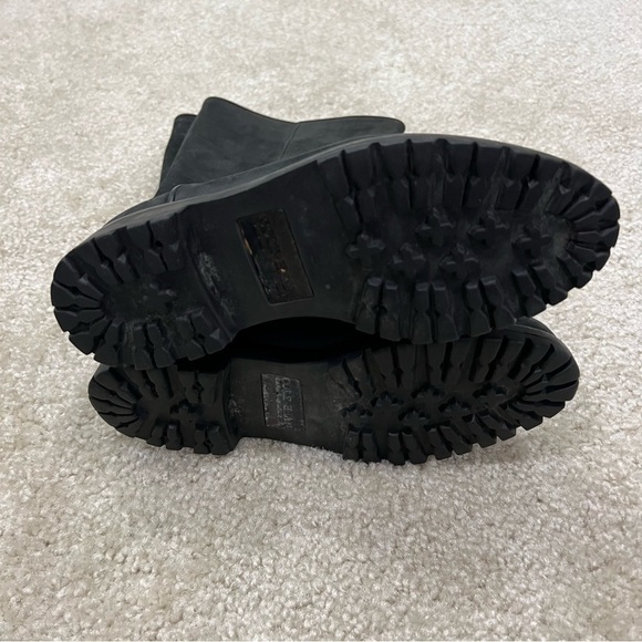 Cole Haan Black Leather Mid Calf Riding Boots Women’s Size 5 M F5755 Outdoor, - Picture 5 of 16